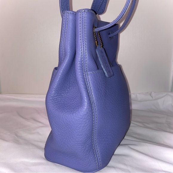 RARE Coach Vintage Sonoma Purple Periwinkle Leather Bag - Picture 12 of 15